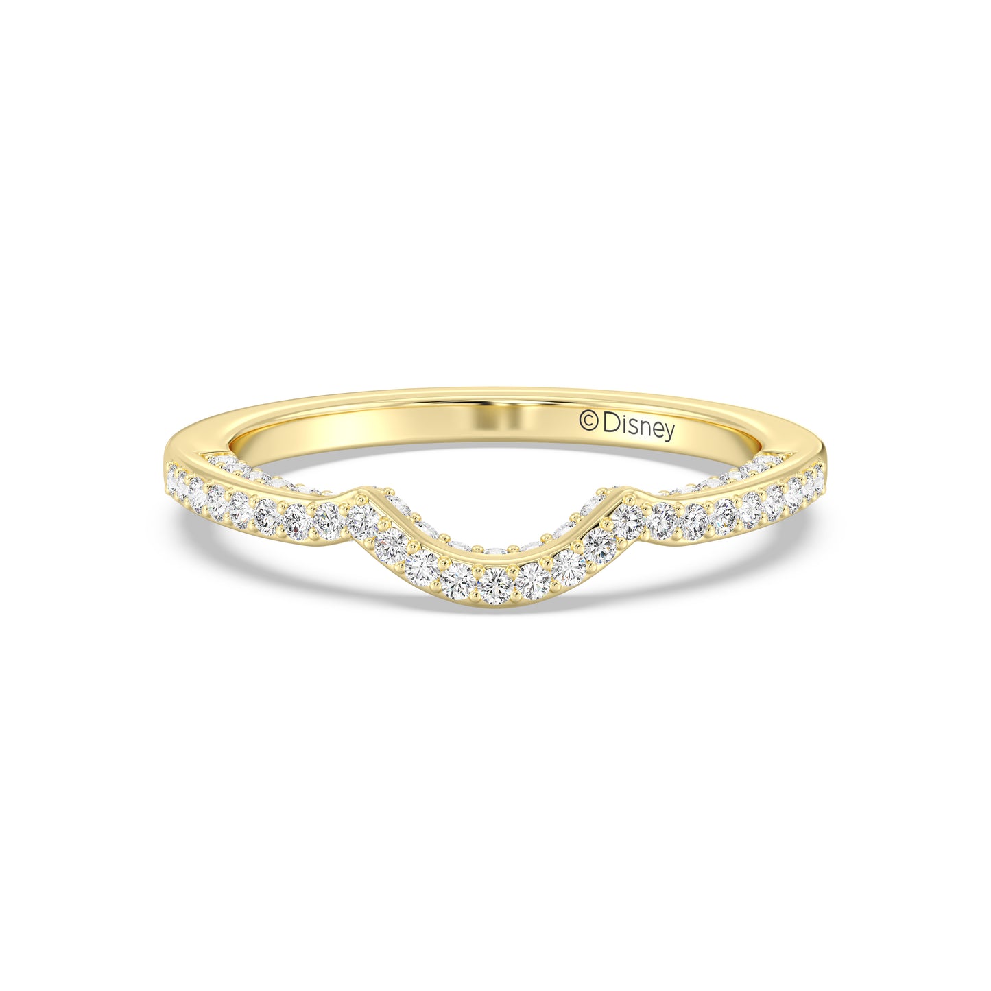 Enchanted Disney Fine Jewelry Aurora Wedding Band