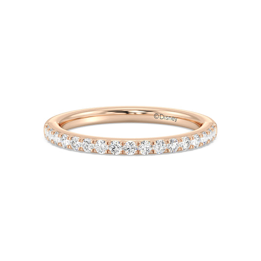 Enchanted Star 14K Gold With 1/3 CTTW Lab Grown Diamonds, Disney's Jasmine Wedding Band