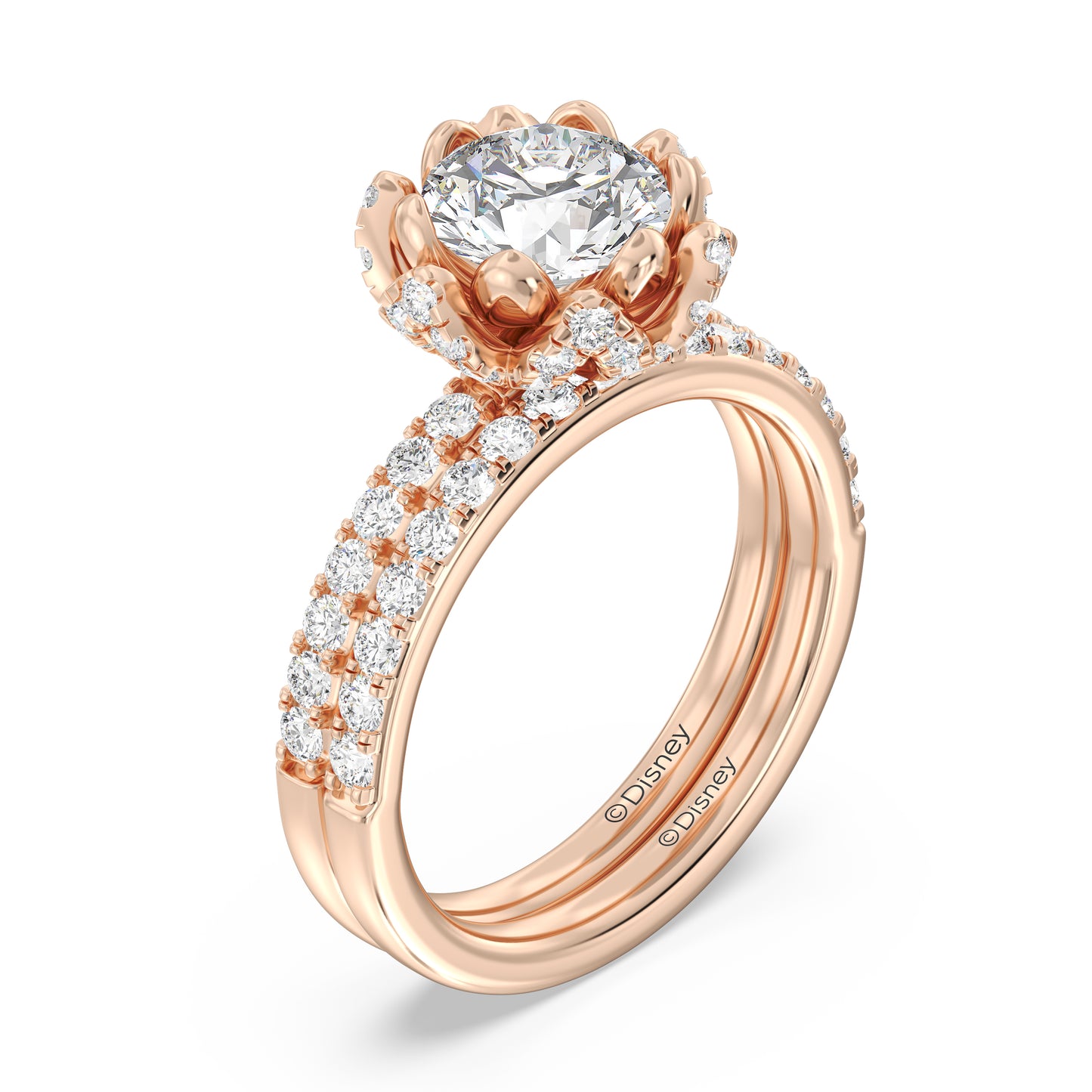 Enchanted Disney Fine Jewelry Jasmine Wedding Band