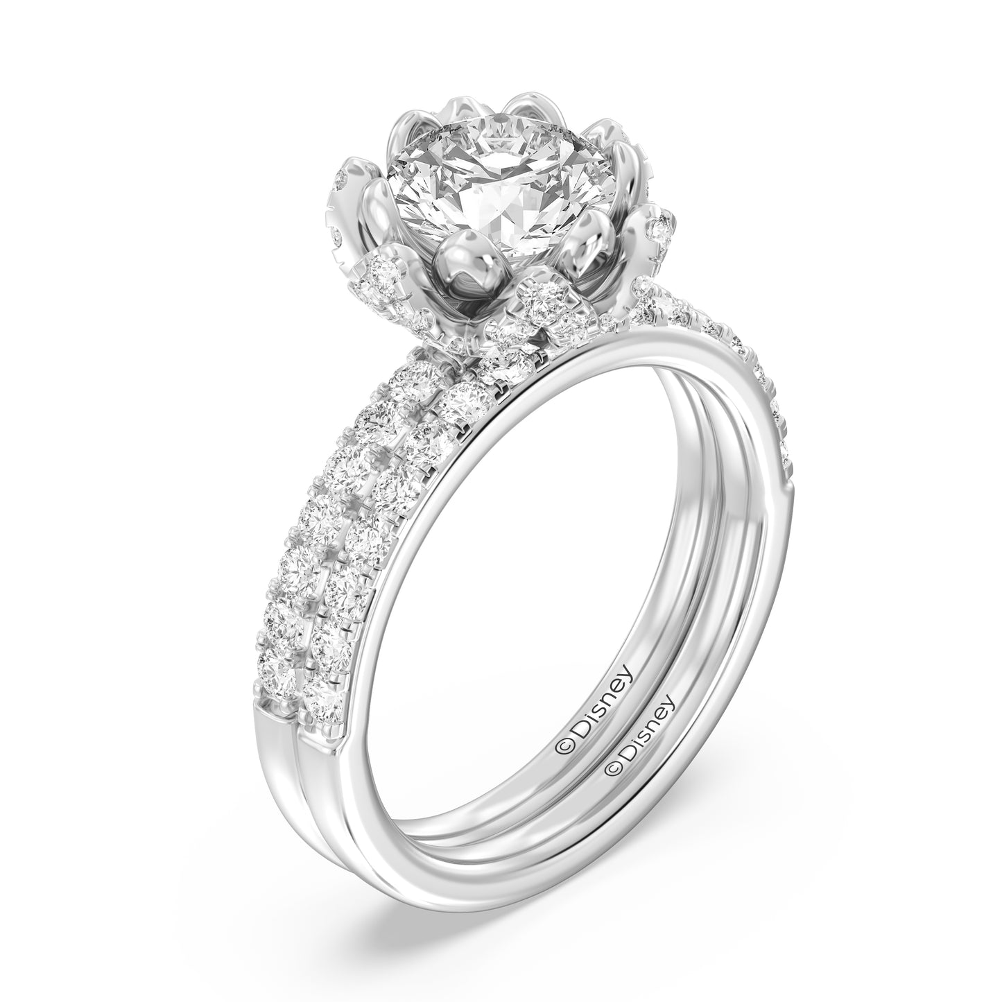 Enchanted Disney Fine Jewelry Jasmine Wedding Band