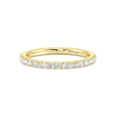 Enchanted Star 14K Gold With 1/3 CTTW Lab Grown Diamonds, Disney's Jasmine Wedding Band
