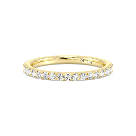 Enchanted Star 14K Gold With 1/3 CTTW Lab Grown Diamonds, Disney's Jasmine Wedding Band