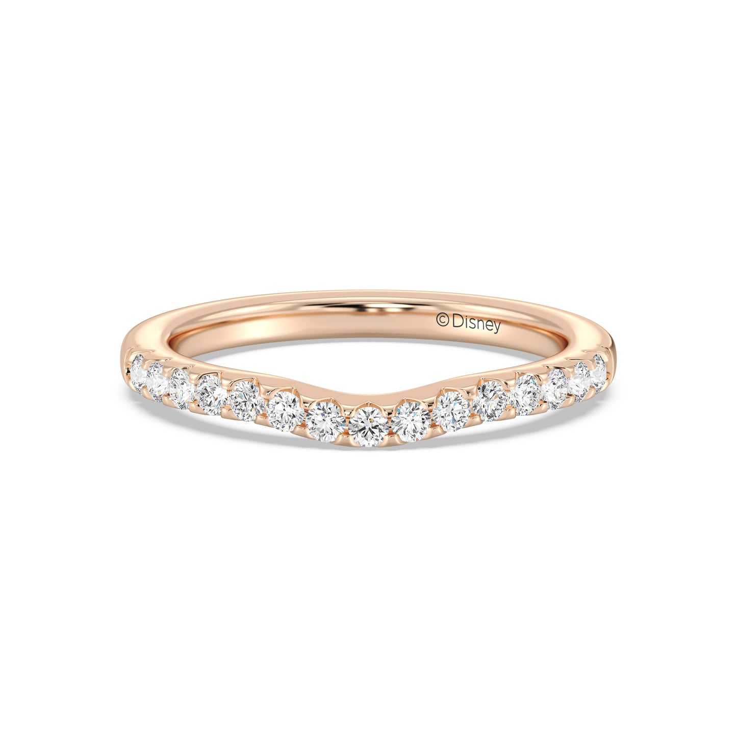 Enchanted Disney Fine Jewelry Aurora Wedding Band