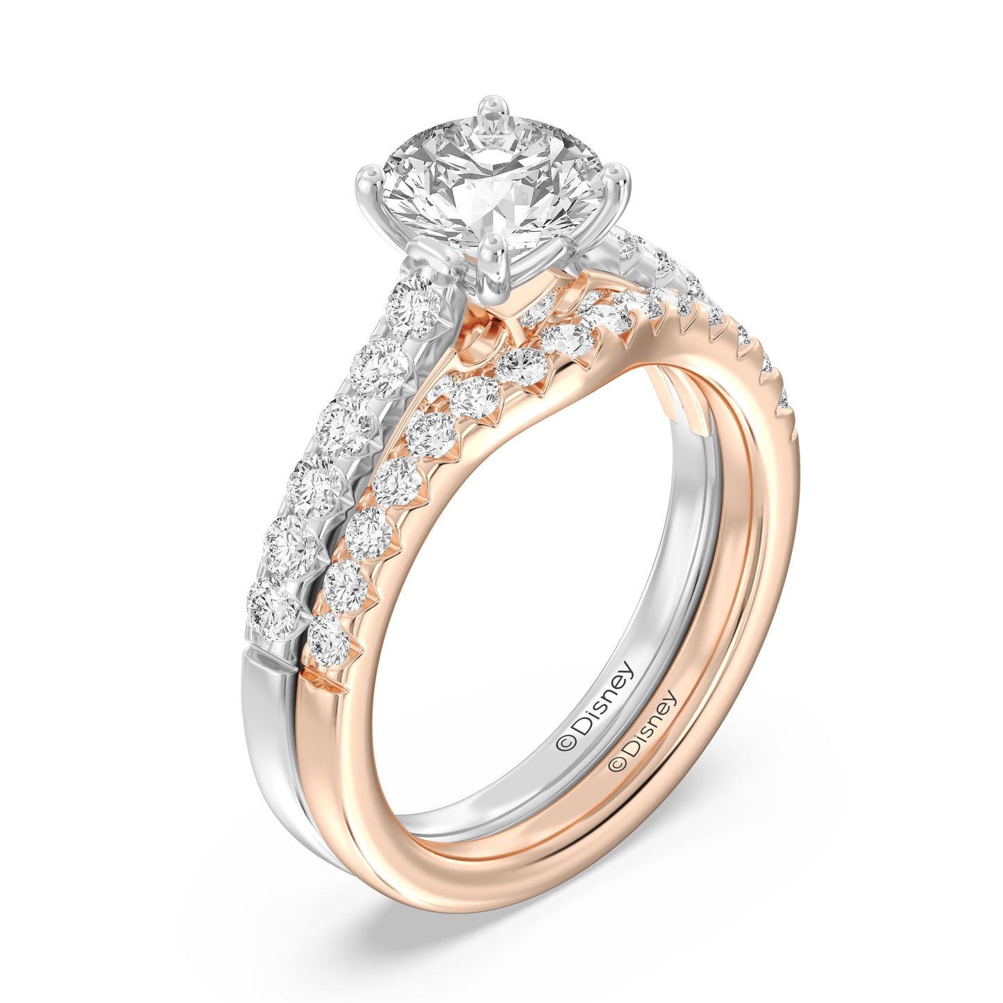 Enchanted Disney Fine Jewelry Aurora Wedding Band