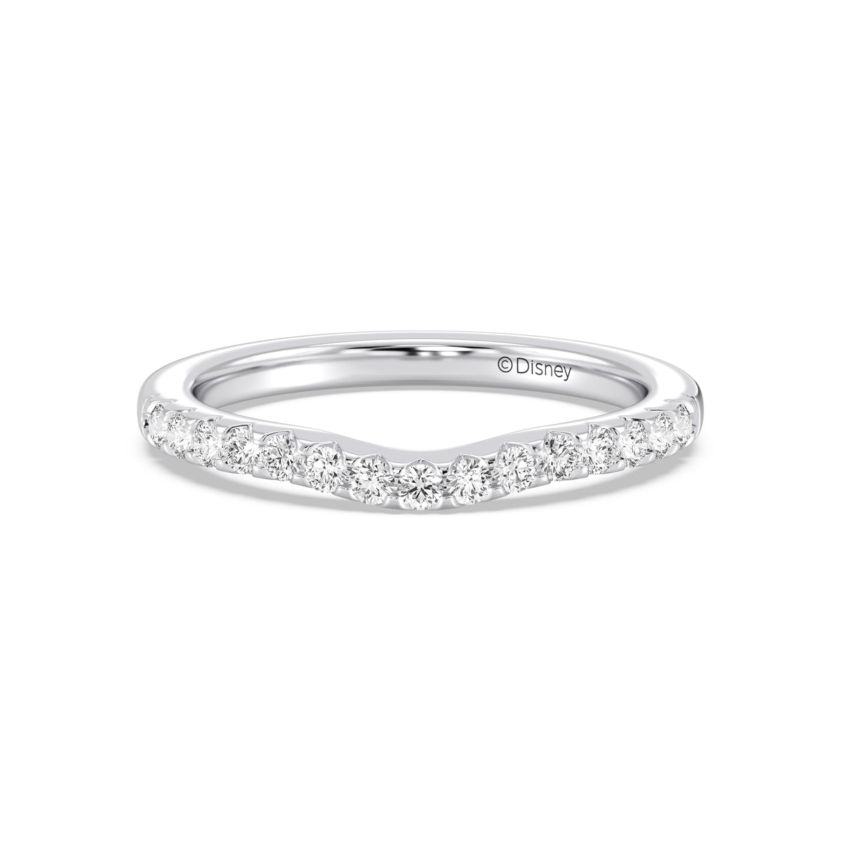 Enchanted Star 14K Gold With 1/3 CTTW Lab Grown Diamonds, Disney's Aurora Wedding Band