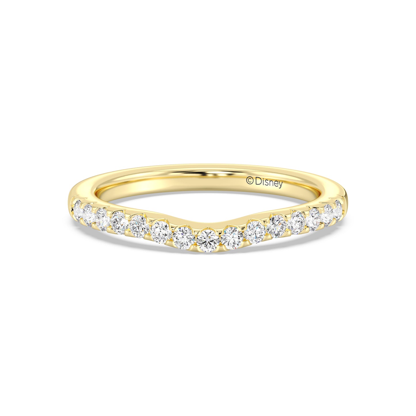 Enchanted Disney Fine Jewelry Aurora Wedding Band