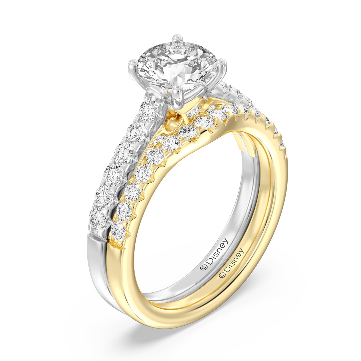 Enchanted Disney Fine Jewelry Aurora Wedding Band