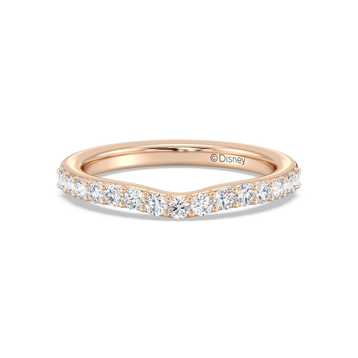 Enchanted Disney Fine Jewelry Aurora Wedding Band
