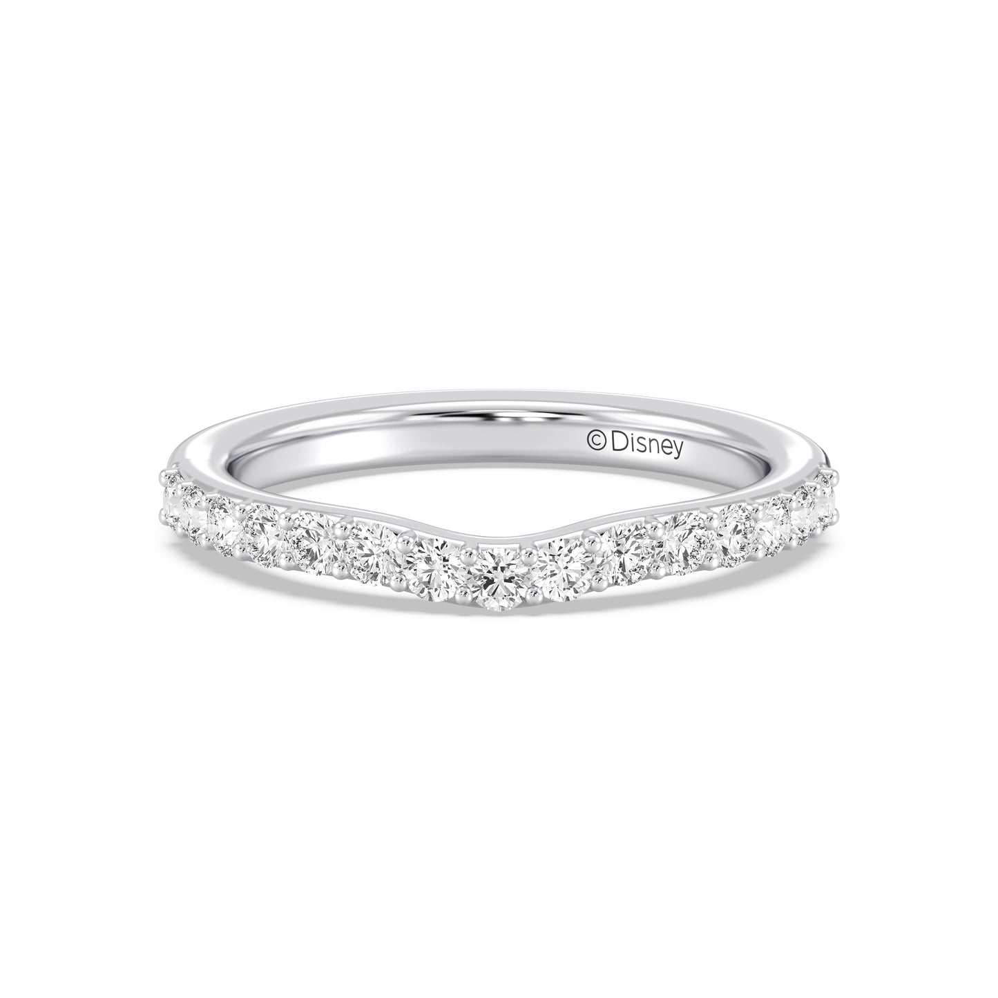Enchanted Disney Fine Jewelry Aurora Wedding Band