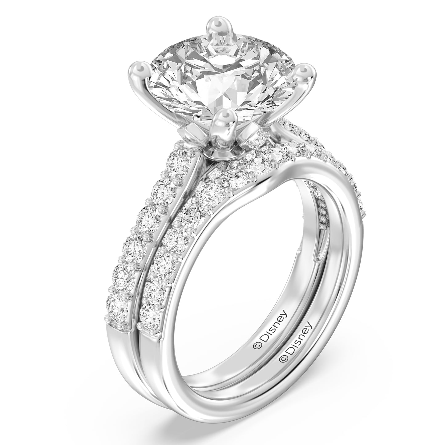 Enchanted Disney Fine Jewelry Aurora Wedding Band