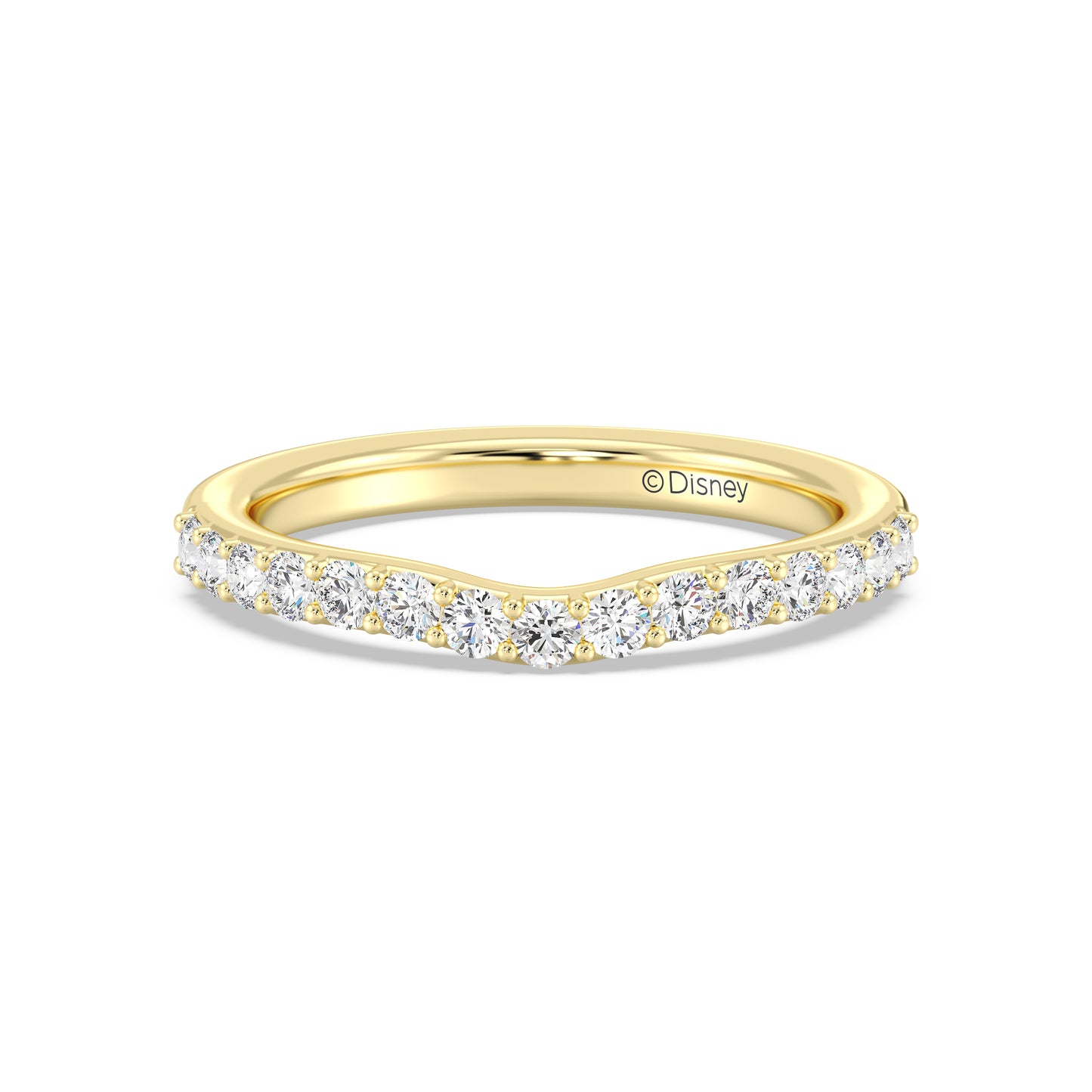 Enchanted Disney Fine Jewelry Aurora Wedding Band