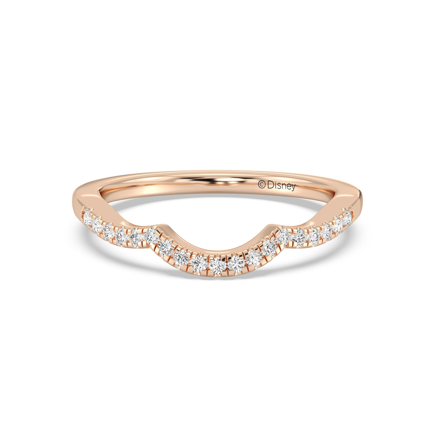 Enchanted Disney Fine Jewelry Majestic Princess Wedding Band