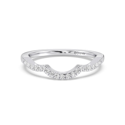 Enchanted Star 14K Gold With 1/6 CTTW Lab Grown Diamonds, Disney's Majestic Princess Wedding Band