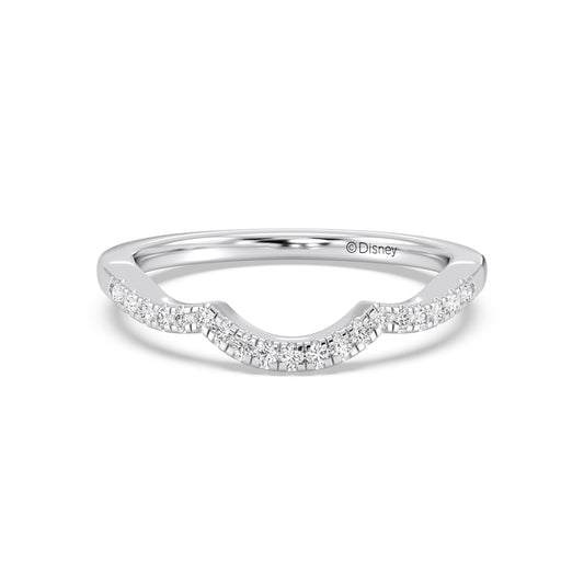 Enchanted Star 14K Gold With 1/6 CTTW Lab Grown Diamonds, Disney's Majestic Princess Wedding Band