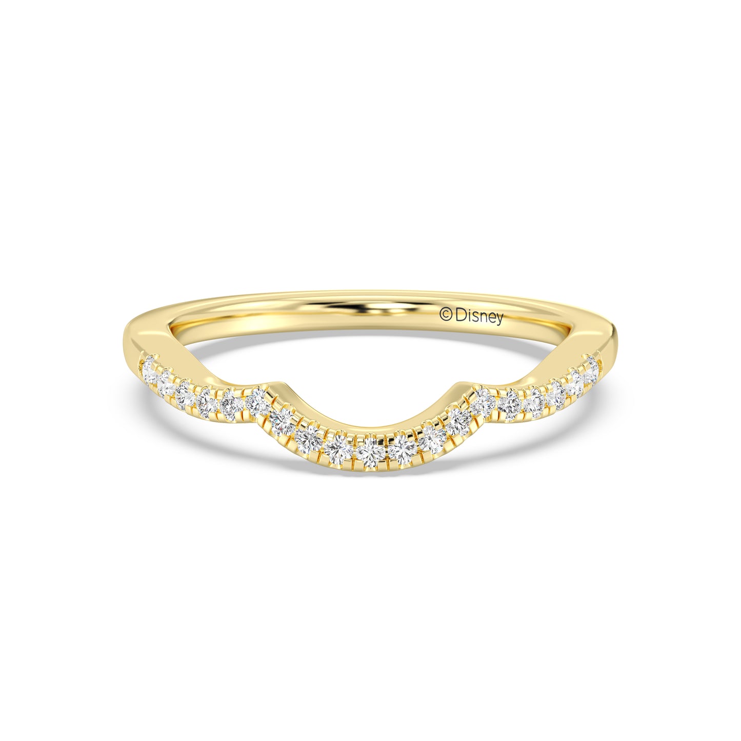 Enchanted Disney Fine Jewelry Majestic Princess Wedding Band