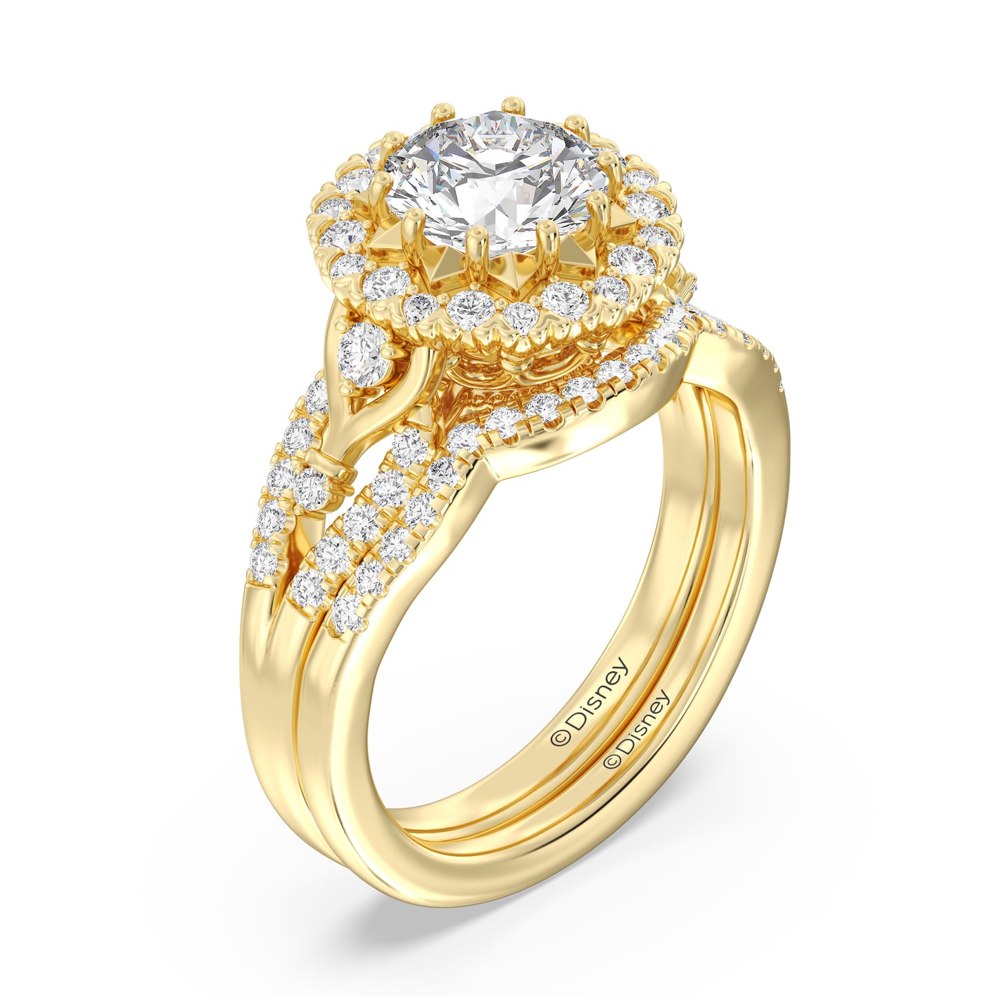 Enchanted Disney Fine Jewelry Majestic Princess Wedding Band