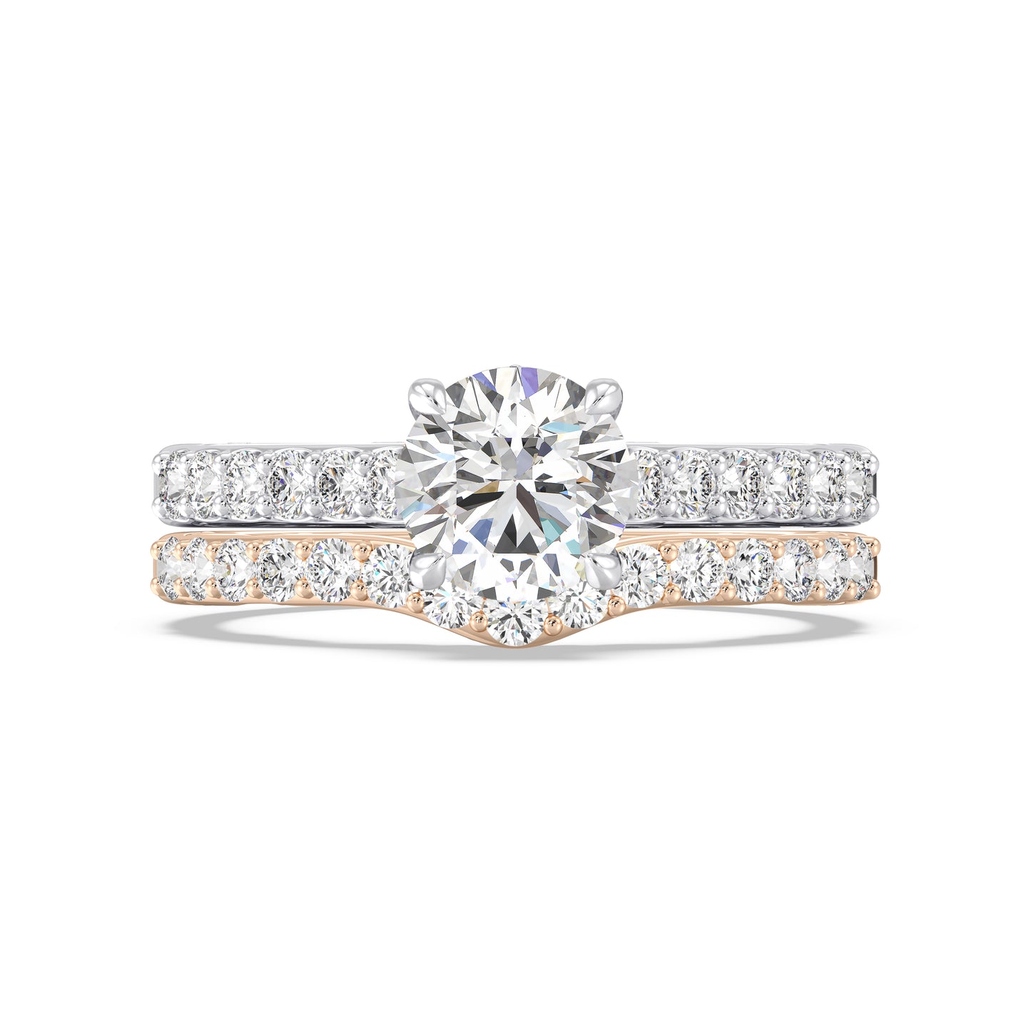 Enchanted Star 14K Gold With 3/8 CTTW Lab Grown Diamonds, Disney's Ariel Wedding Band