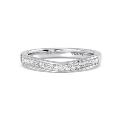 Enchanted Disney Fine Jewelry Cinderella Wedding Band