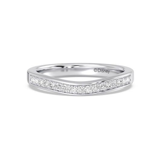 Enchanted Disney Fine Jewelry Cinderella Wedding Band