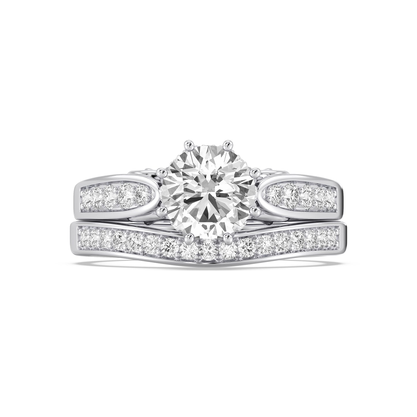 Enchanted Disney Fine Jewelry Cinderella Wedding Band