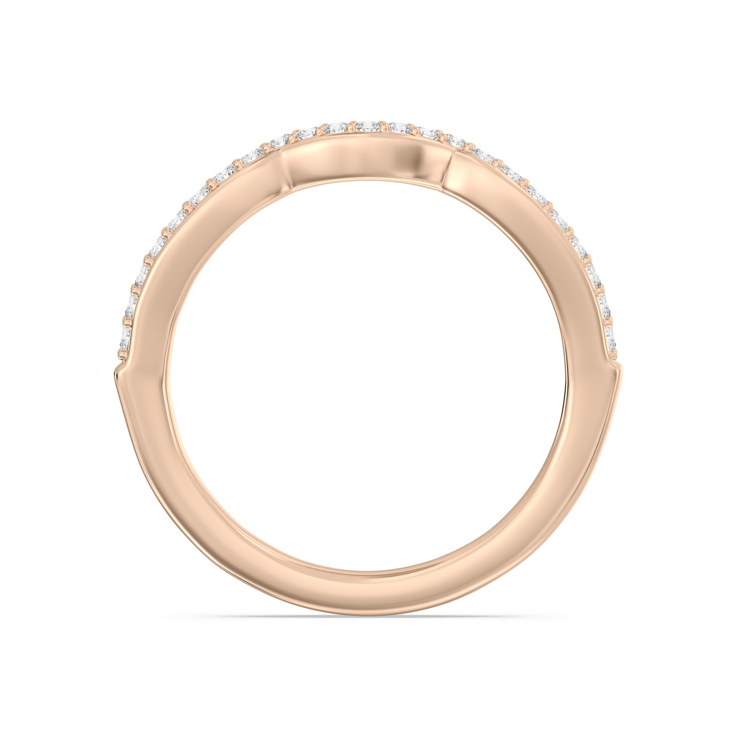 Enchanted Disney Fine Jewelry Belle Wedding Band