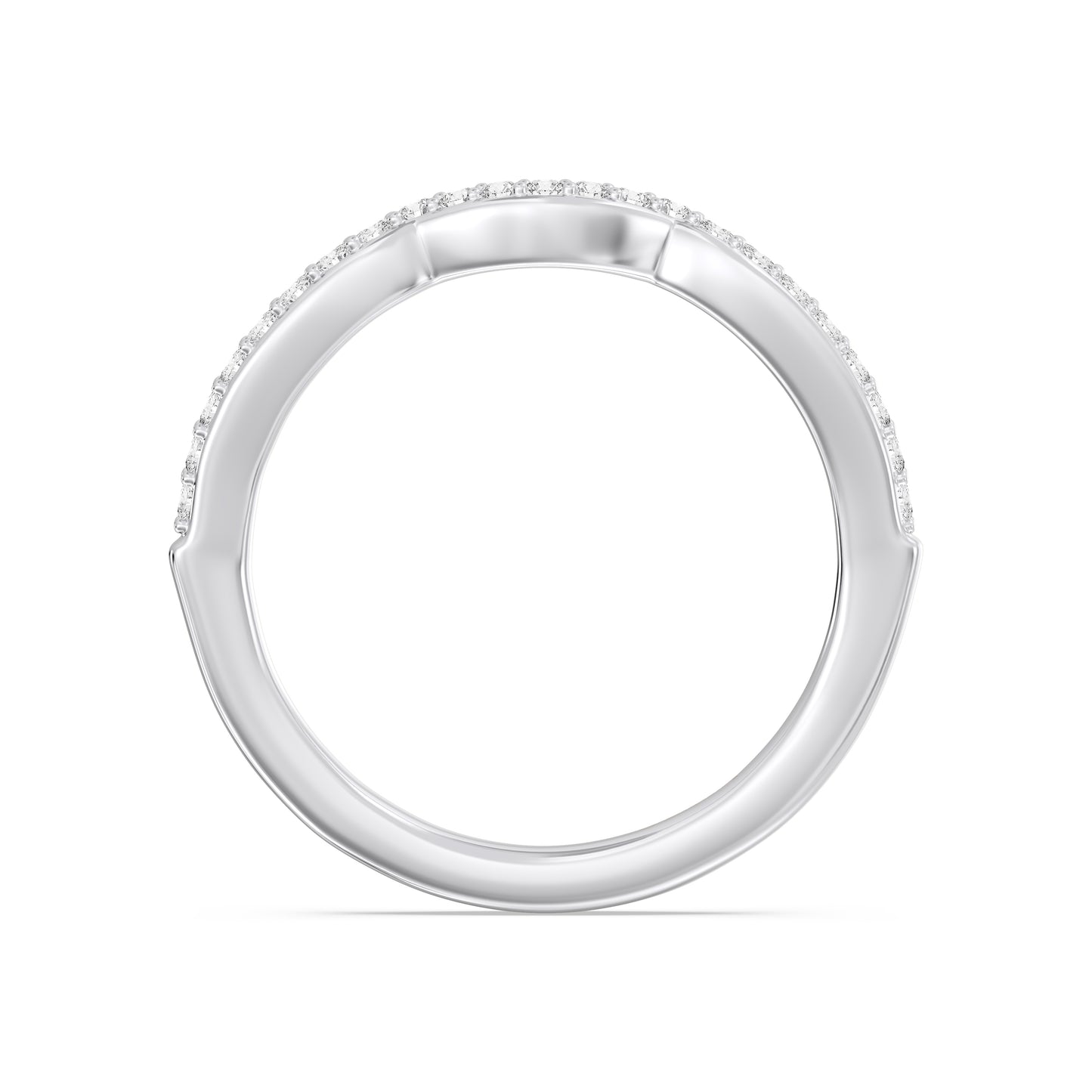 Enchanted Disney Fine Jewelry Belle Wedding Band