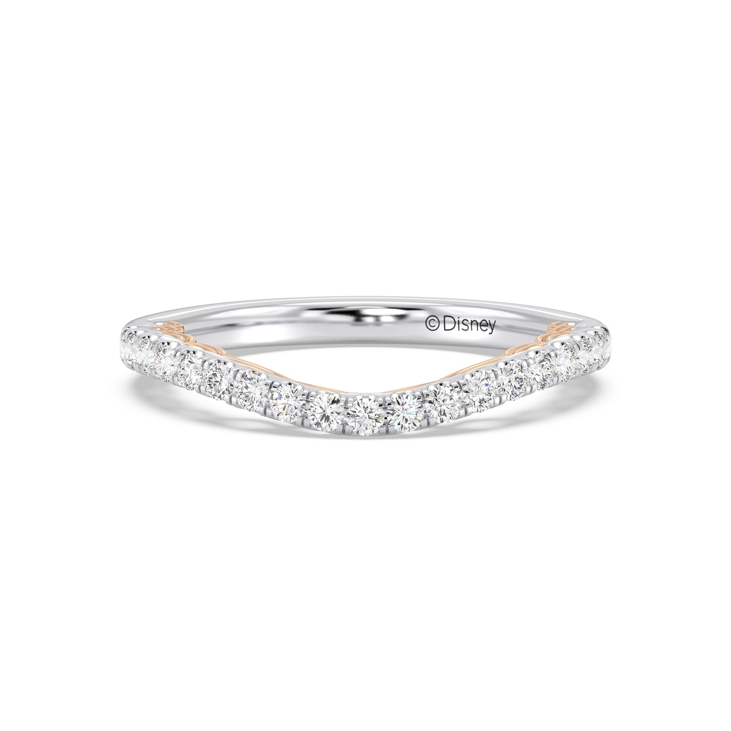 Enchanted Disney Fine Jewelry Ariel Wedding Band
