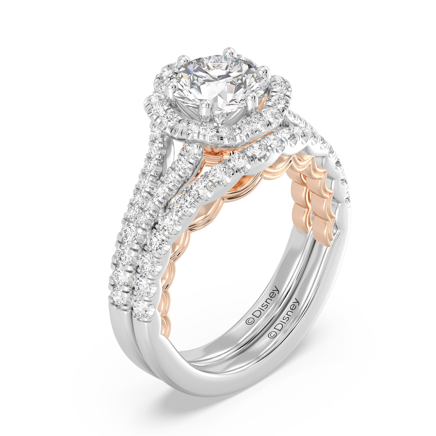 Enchanted Disney Fine Jewelry Ariel Wedding Band