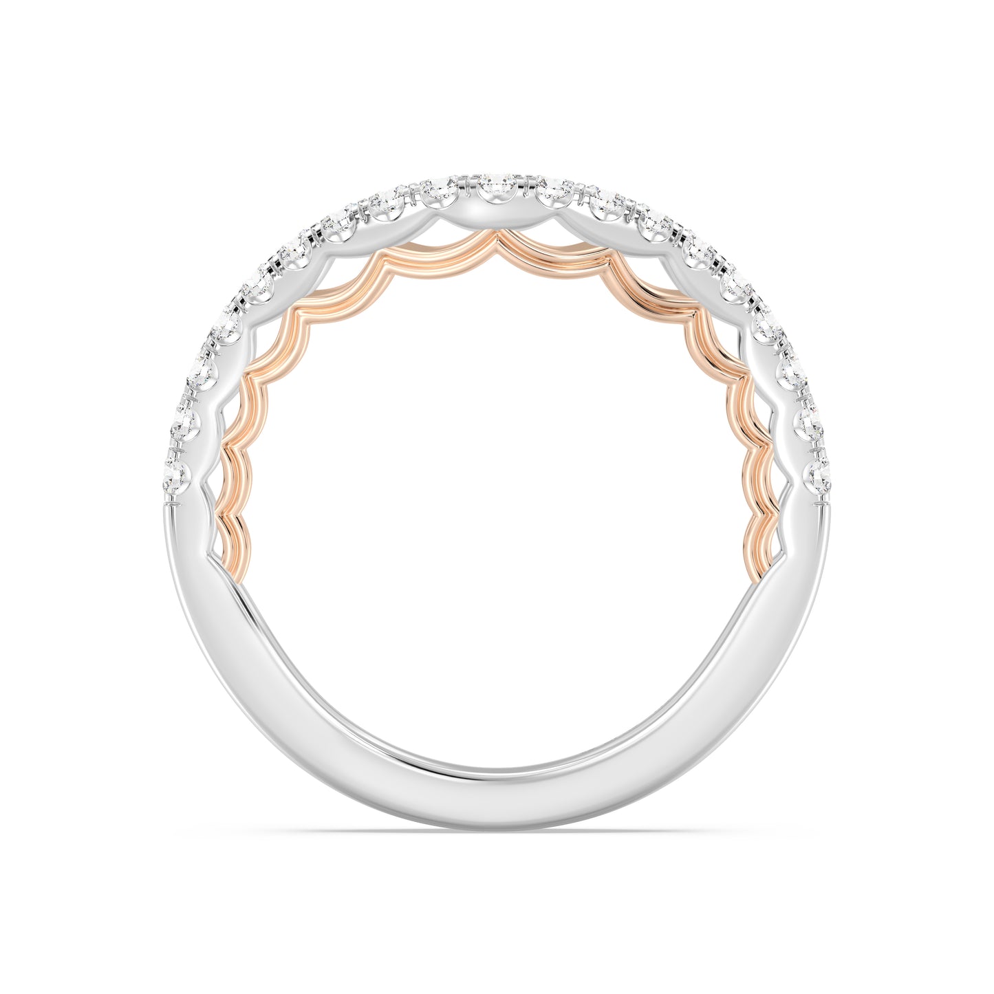 Enchanted Disney Fine Jewelry Ariel Wedding Band
