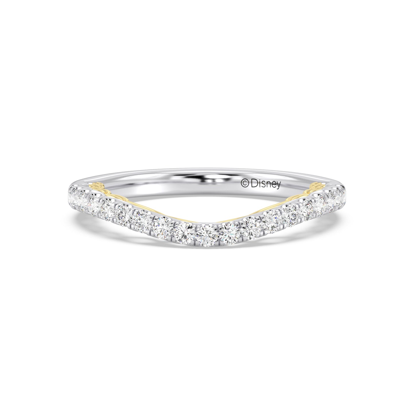 Enchanted Disney Fine Jewelry Ariel Wedding Band