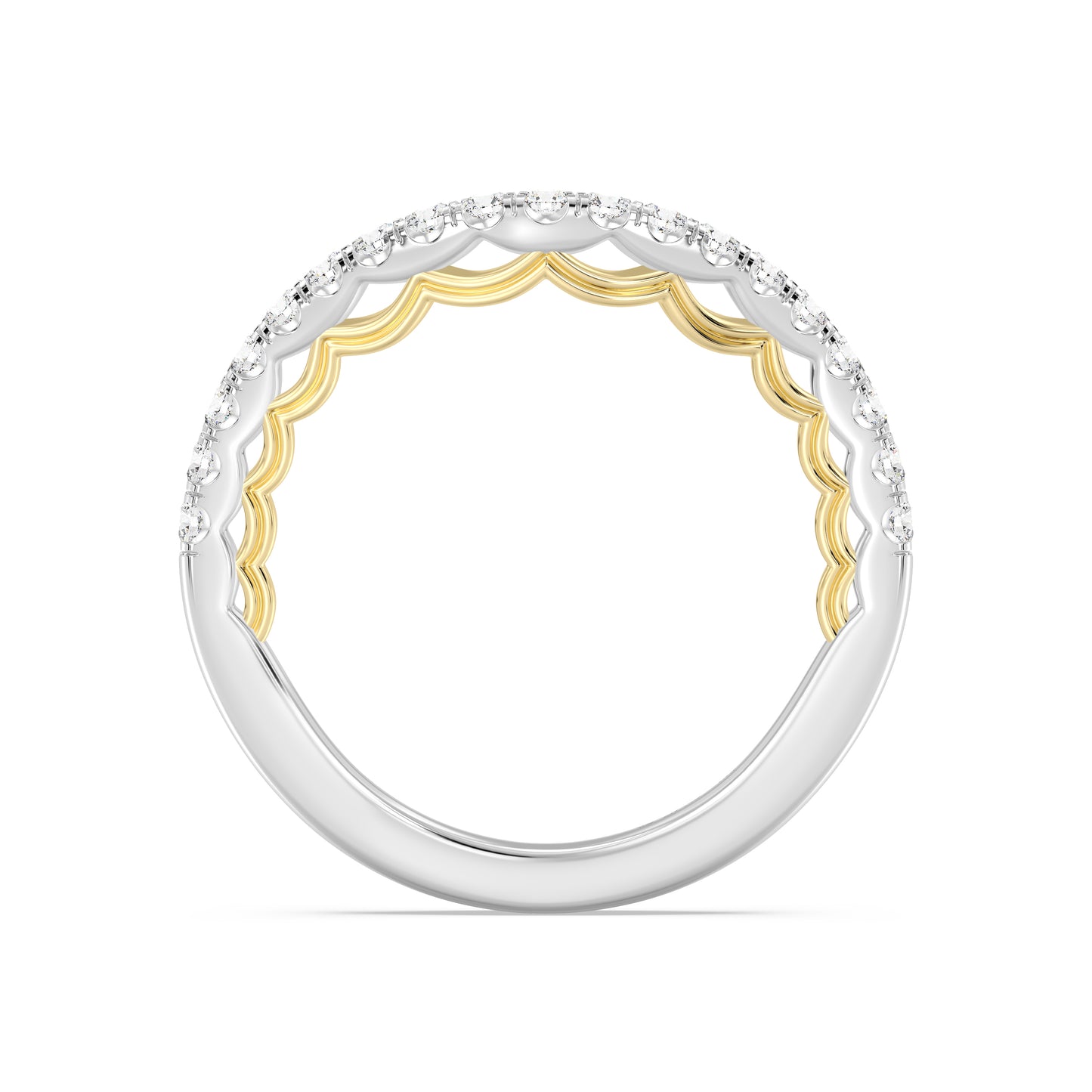 Enchanted Disney Fine Jewelry Ariel Wedding Band