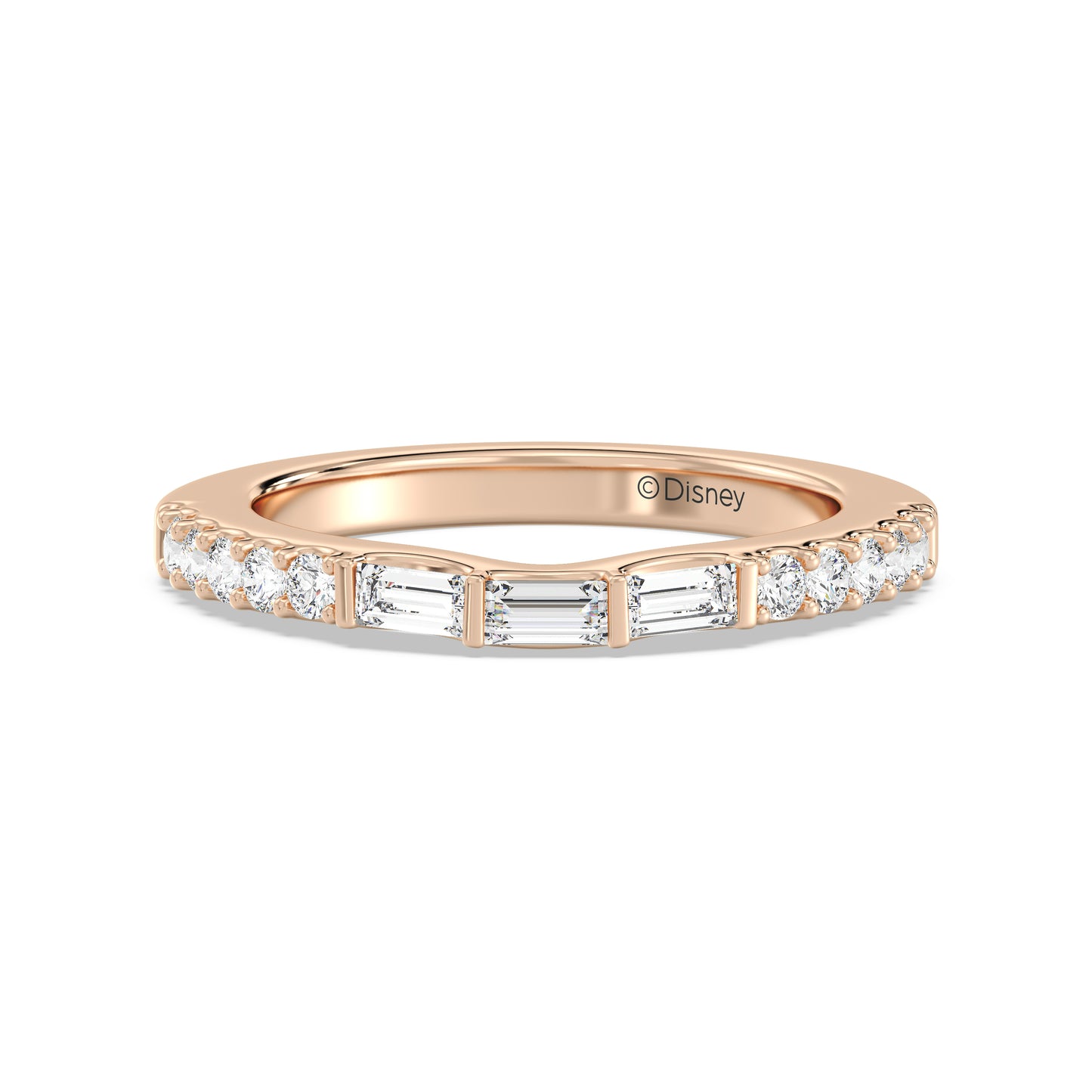Enchanted Disney Fine Jewelry Aurora Wedding Band