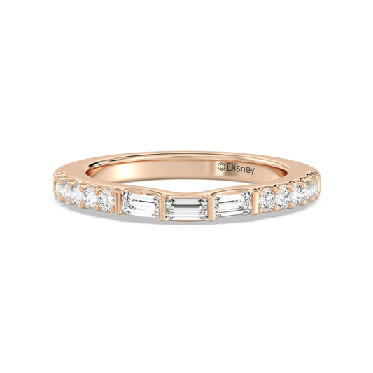 Enchanted Star 14K Gold With 1/2 CTTW Lab Grown Diamonds, Disney's Aurora Wedding Band