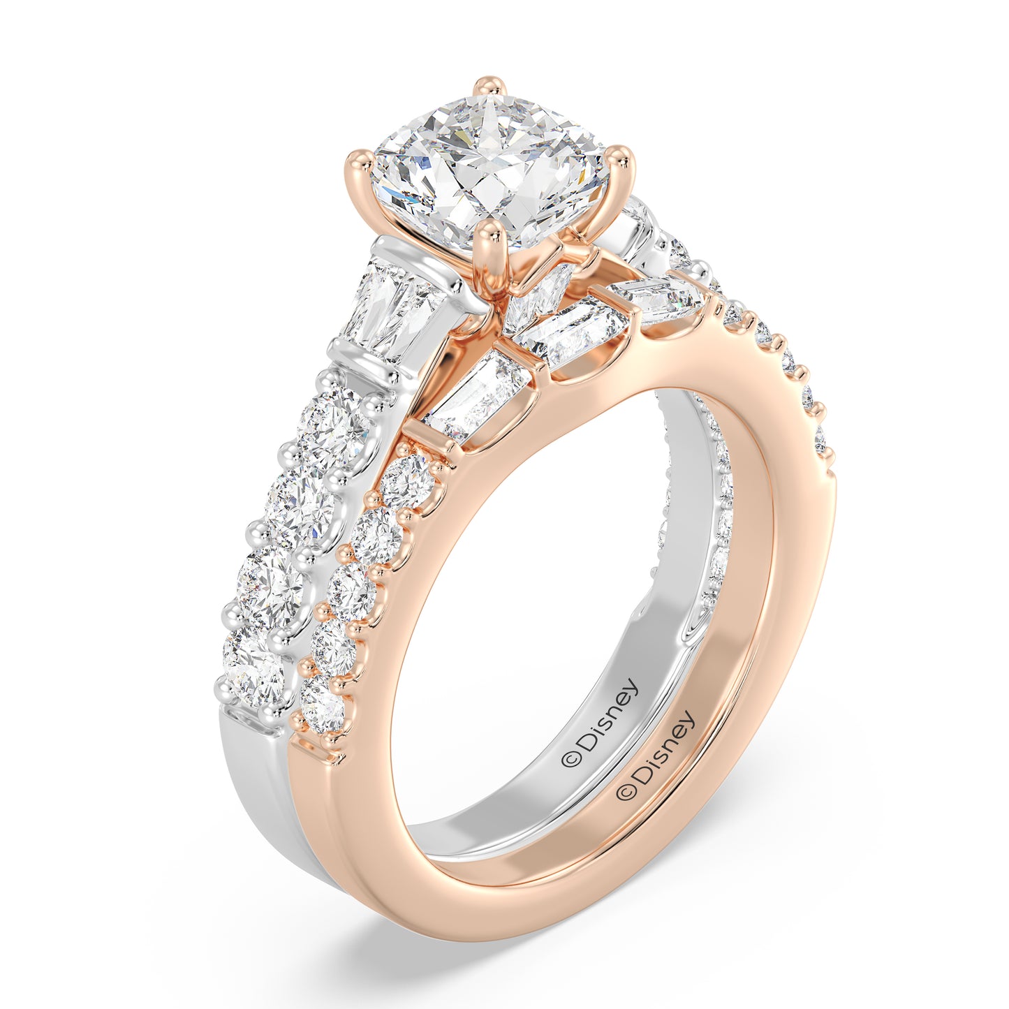 Enchanted Disney Fine Jewelry Aurora Wedding Band