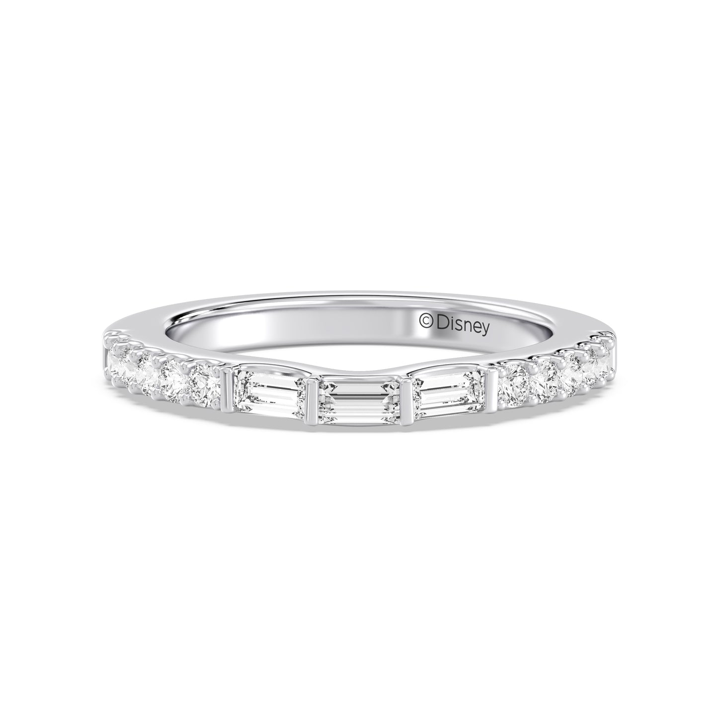 Enchanted Disney Fine Jewelry Aurora Wedding Band