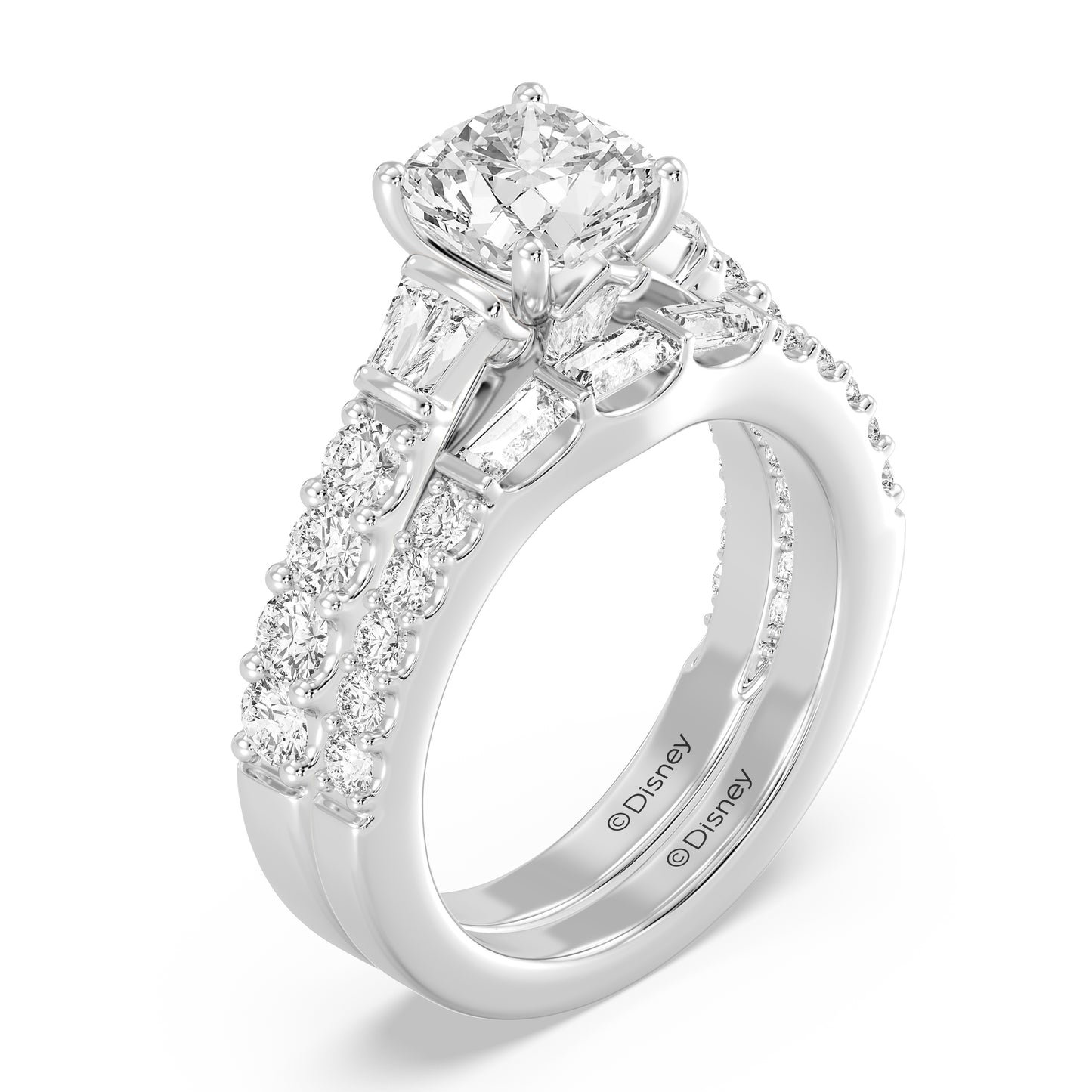 Enchanted Disney Fine Jewelry Aurora Wedding Band