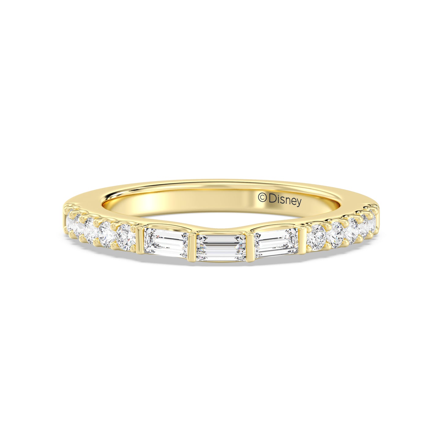 Enchanted Disney Fine Jewelry Aurora Wedding Band