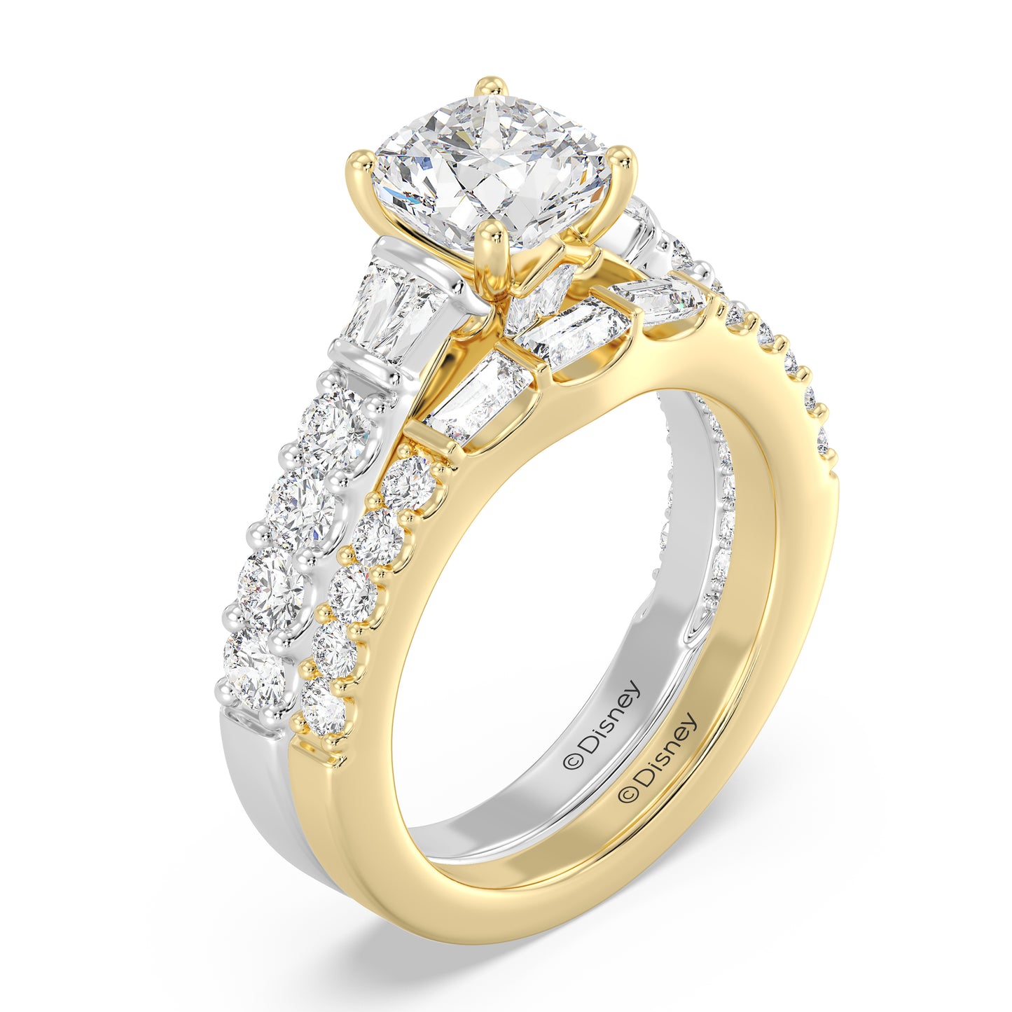 Enchanted Disney Fine Jewelry Aurora Wedding Band