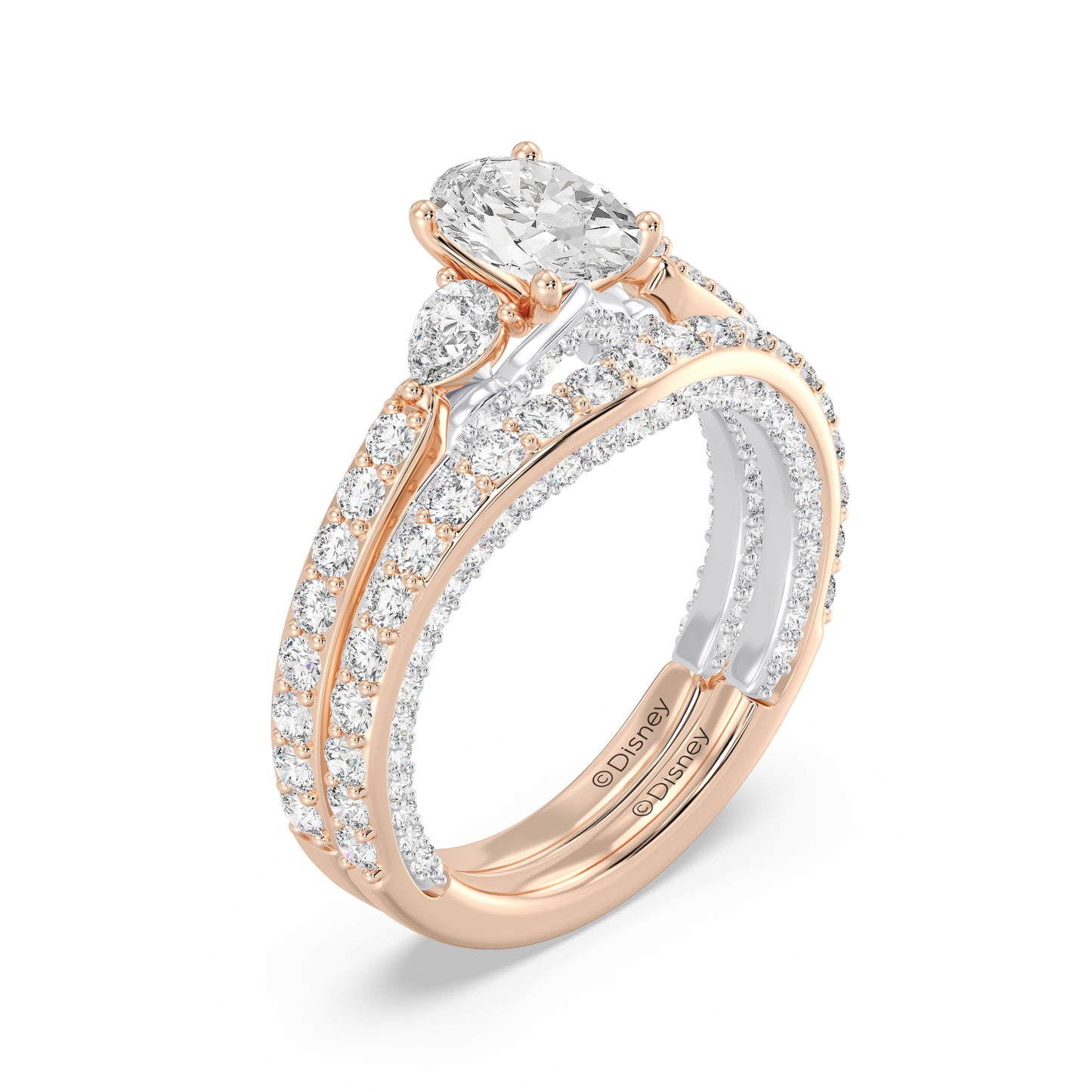 Enchanted Disney Fine Jewelry Jasmine Wedding Band