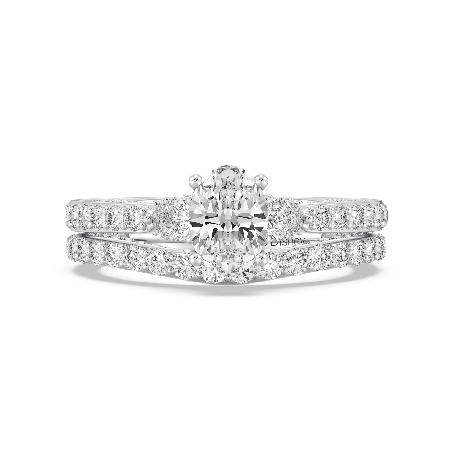 Enchanted Disney Fine Jewelry Jasmine Wedding Band