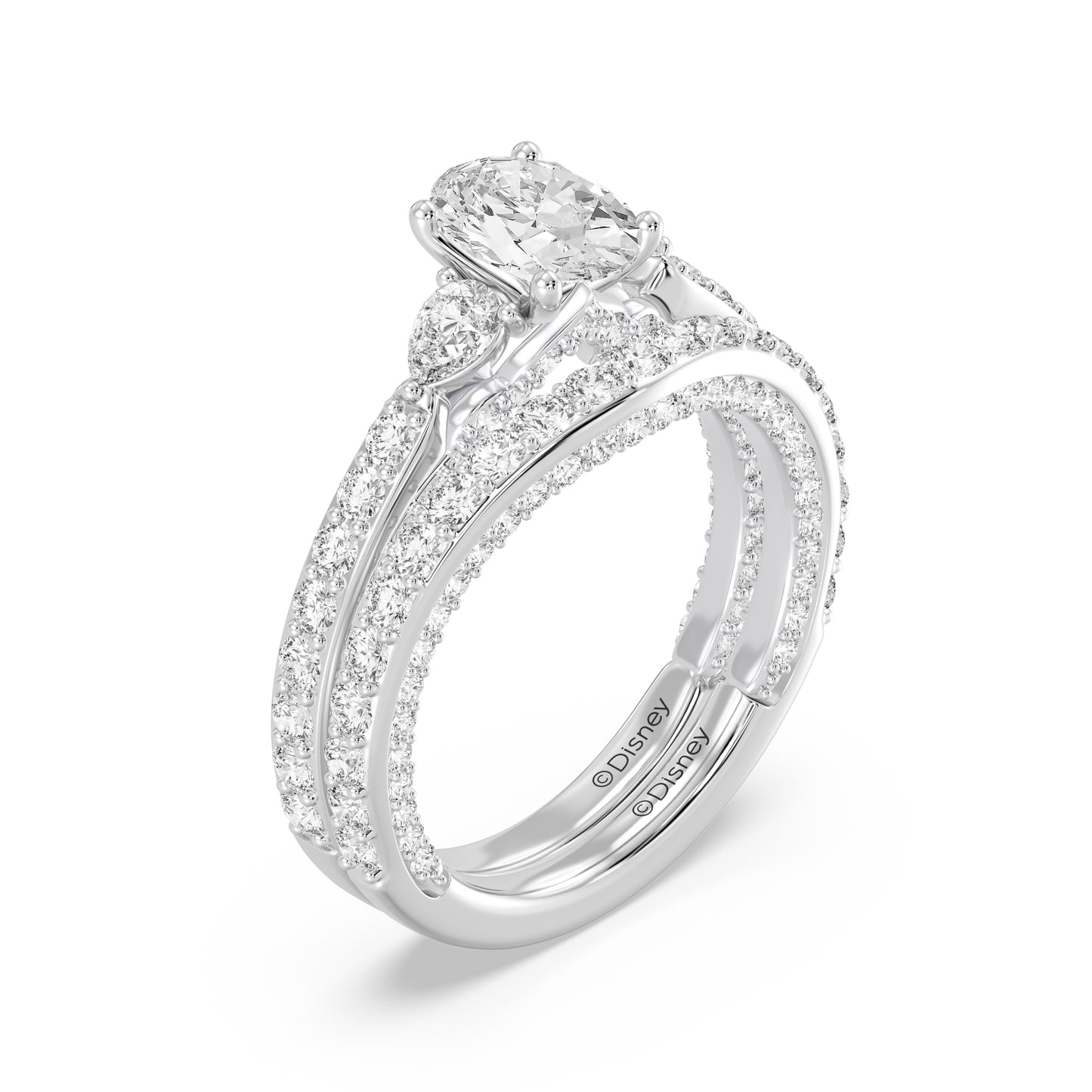 Enchanted Disney Fine Jewelry Jasmine Wedding Band