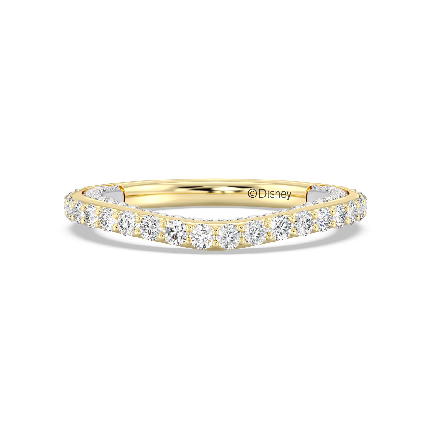 Enchanted Disney Fine Jewelry Jasmine Wedding Band
