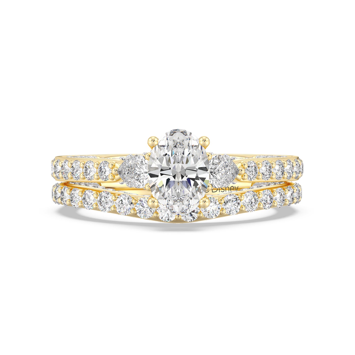 Enchanted Disney Fine Jewelry Jasmine Wedding Band