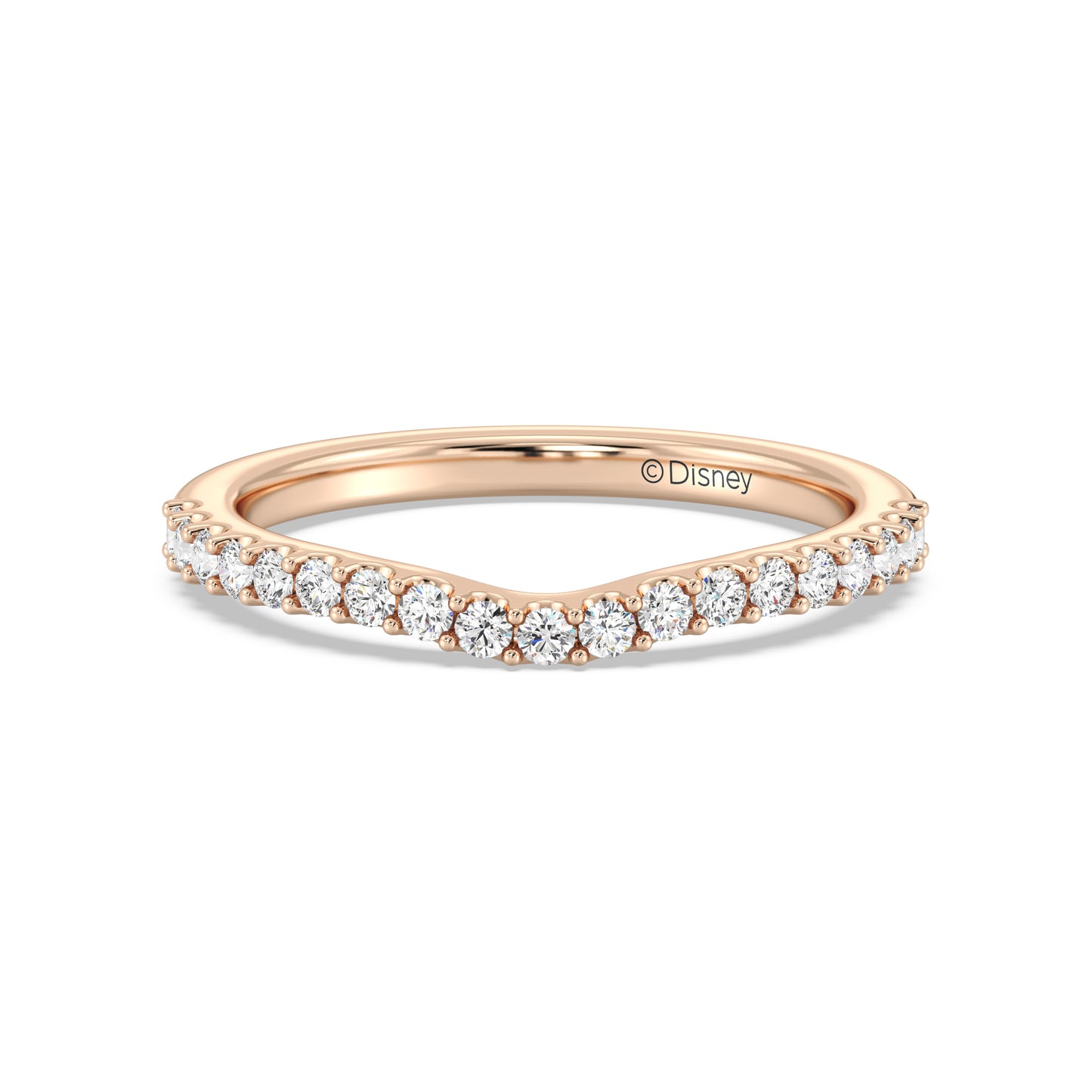 Enchanted Star 14K Gold With 1/3 CTTW Lab Grown Diamonds, Disney's Rapunzel Wedding Band