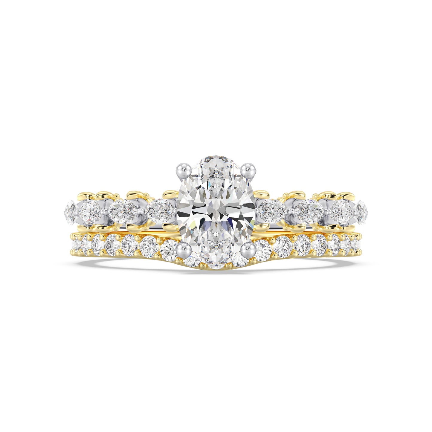 Enchanted Star 14K Gold With 1/3 CTTW Lab Grown Diamonds, Disney's Rapunzel Wedding Band