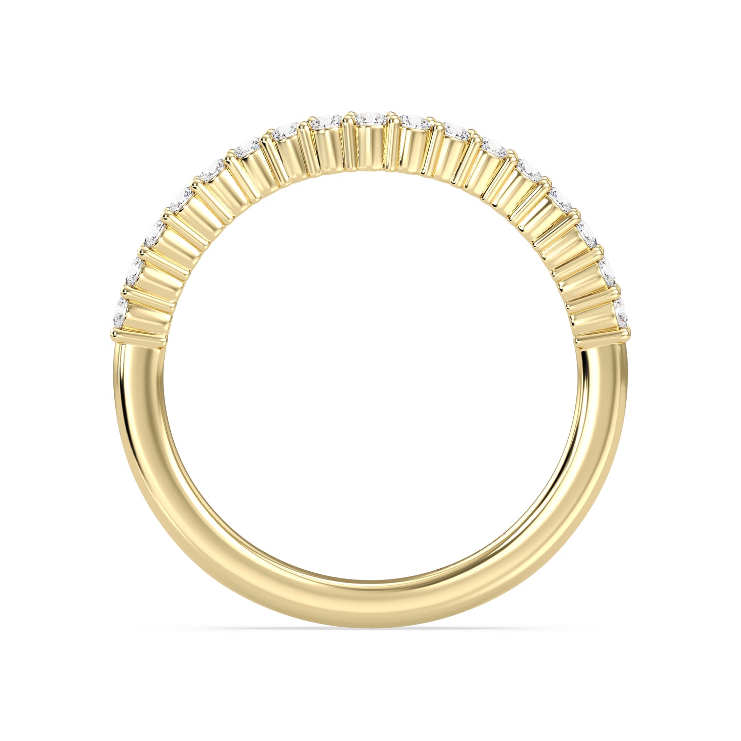 Enchanted Star 14K Gold With 1/3 CTTW Lab Grown Diamonds, Disney's Cinderella Wedding Band