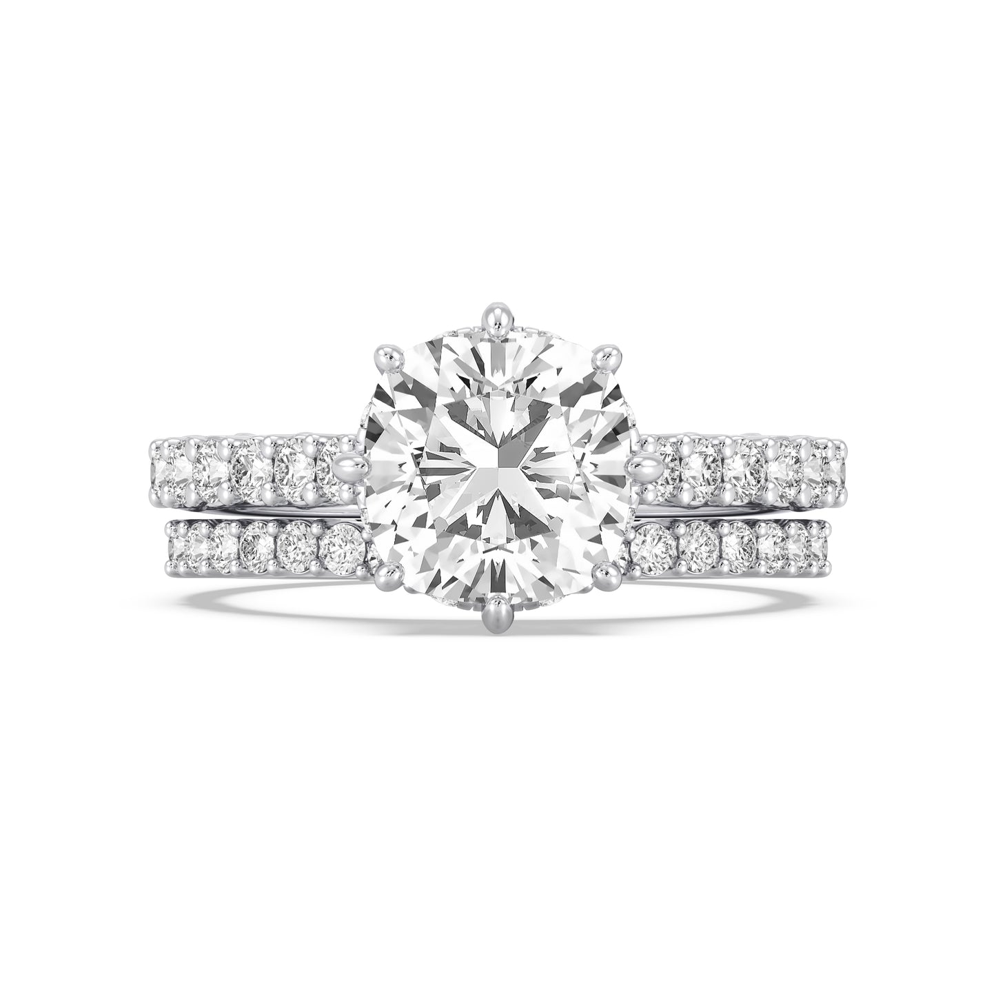 Enchanted Star 14K Gold With 1/3 CTTW Lab Grown Diamonds, Disney's Cinderella Wedding Band
