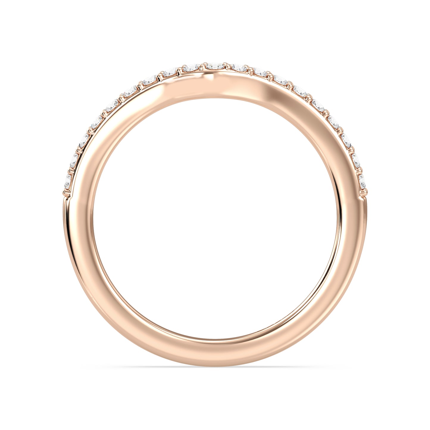 Enchanted Star 14K Gold With 1/4 CTTW Lab Grown Diamonds, Disney's Belle Wedding Band