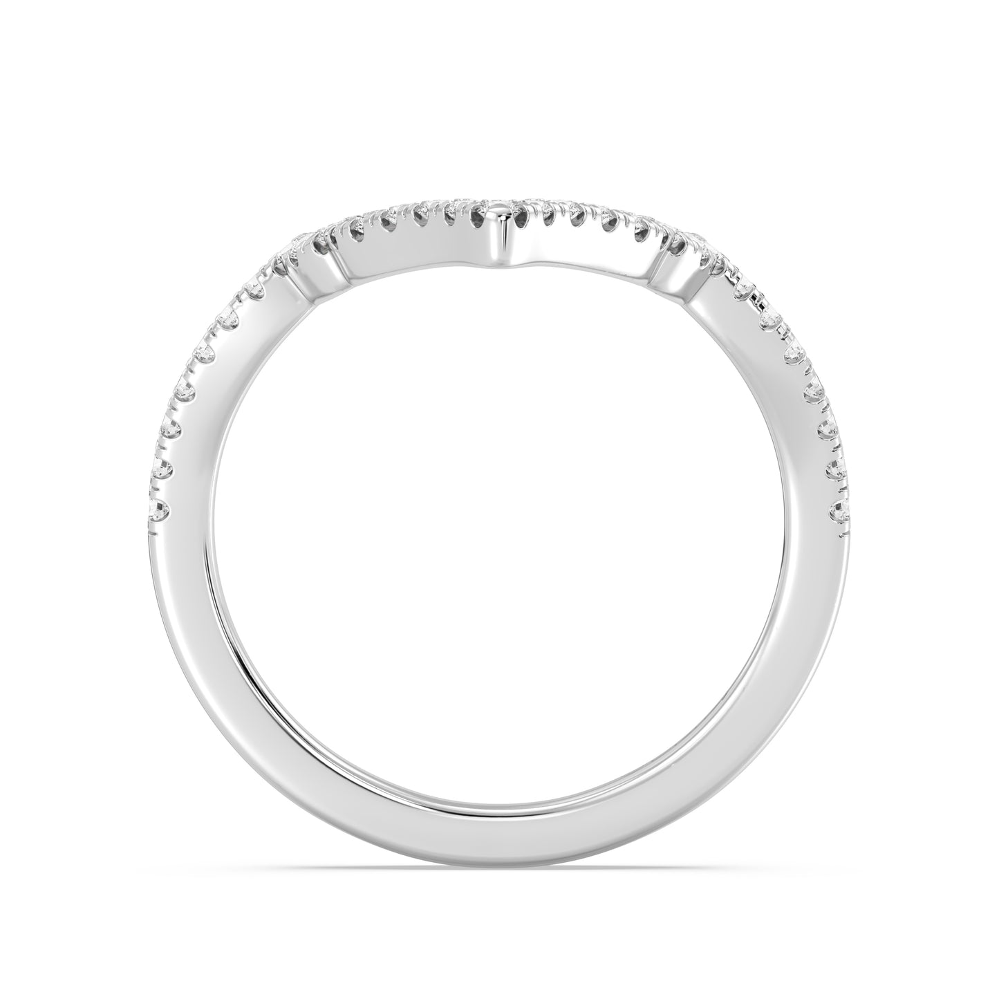 Enchanted Star 14K Gold With 1/4 CTTW Lab Grown Diamonds, Disney's Jasmine Wedding Band