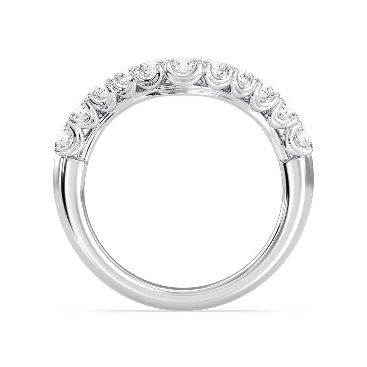 Enchanted Star 14K Gold With 3/4 CTTW Lab Grown Diamonds, Disney's Belle Wedding Band